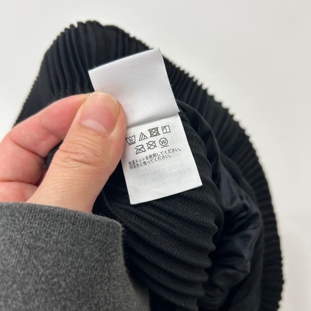 オムプリッセ イッセイミヤケ プリーツ サルエル ハーフ ワイド パンツ 3