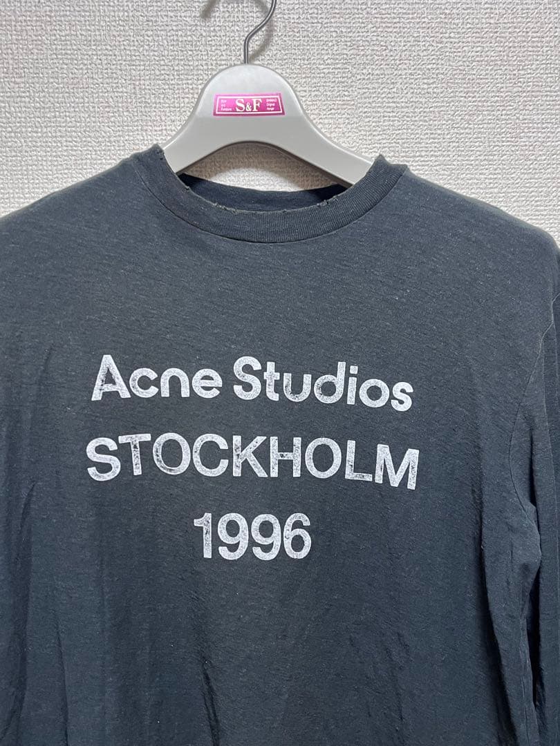 Acne Studios ロゴL/S Tシャツ