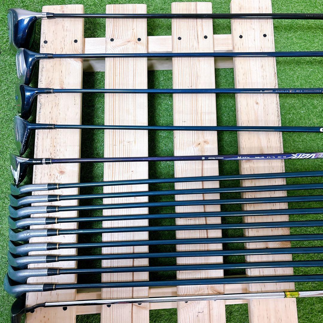 L12.バック美品　ナイキ　ゴルフクラブ　メンズセット　右利き　14本　初心者