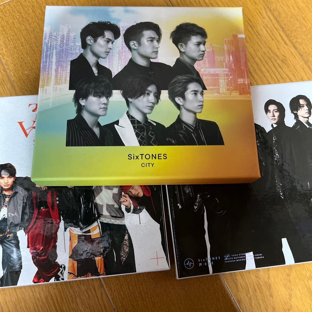 SixTONES アルバム　声、THE VIBES、CITY特典あり
