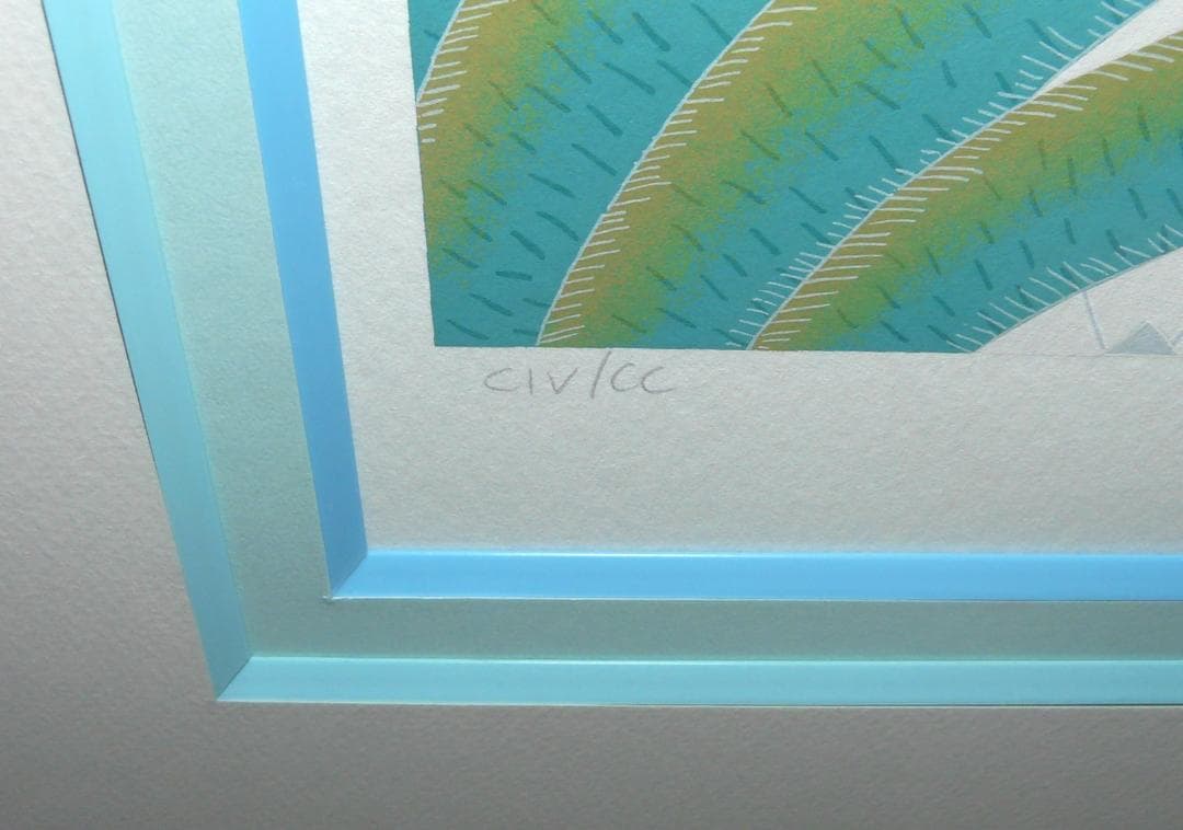 真作　トーマスマックナイト　シカゴモーニング　直筆サイン入　シルクスクリーン