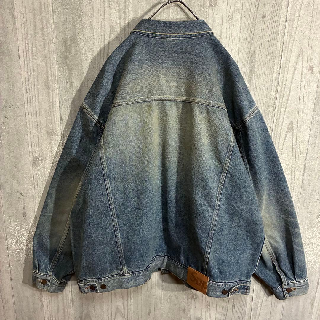 【希少サイズ】シュプリーム　ヴィンテージ加工　デニムジャケット XXL