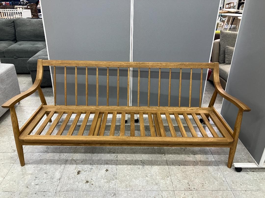 クラッシュゲート CRASH GATE 3人掛けソファ アルネソファ ブラウン