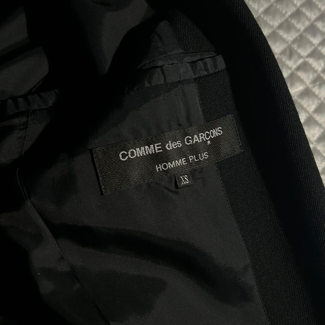 AD2022 22AW ノマド期 ウールロングショールカラーコート 黒