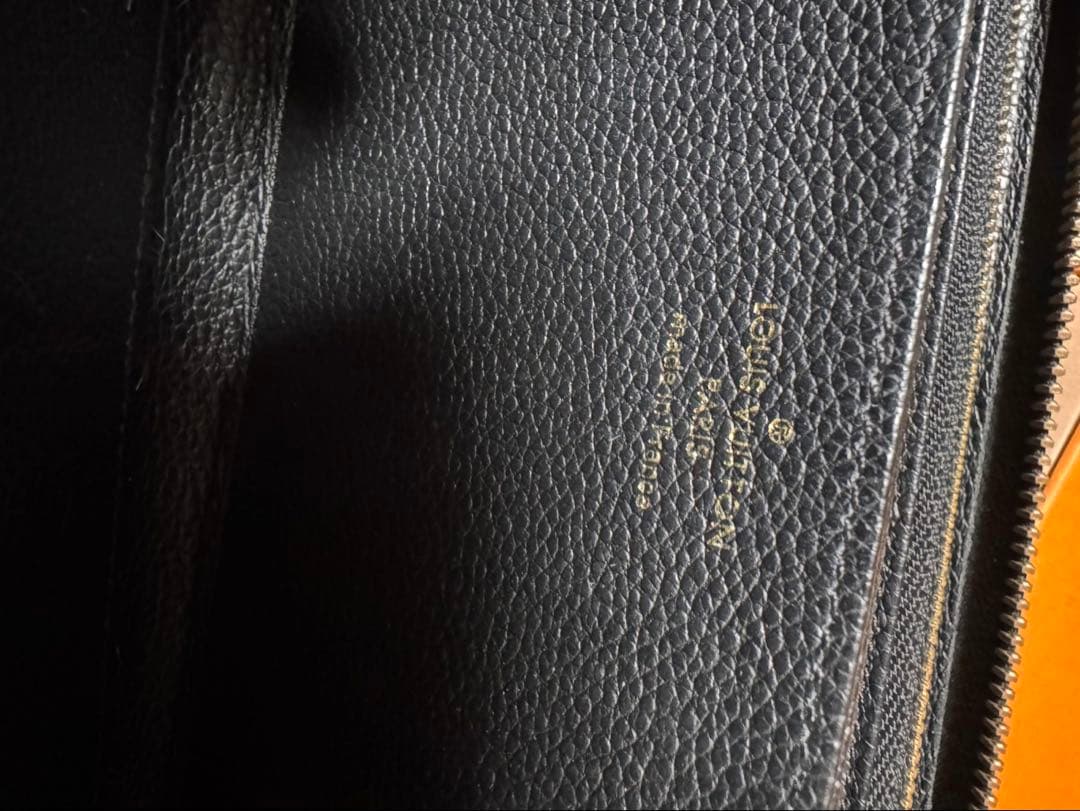 良品　正規品　ルイヴィトン　アンプラント　ジッピーウォレット　ノワール