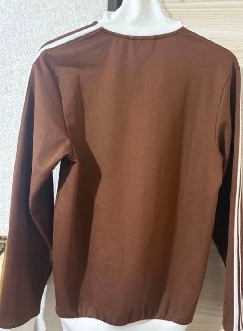 adidas トラックジャケット　ブラウンL