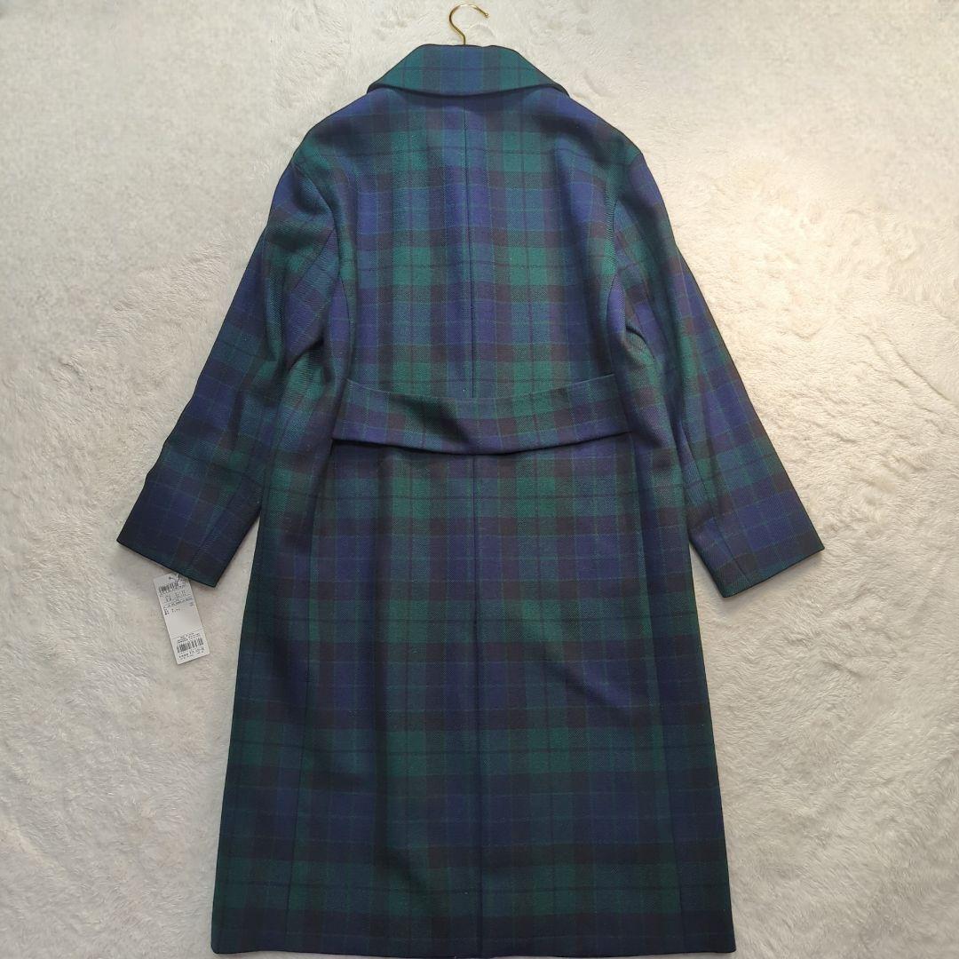 未使用✨23区 ロキャロンオブスコットランド チェック柄　チェスターコート　M