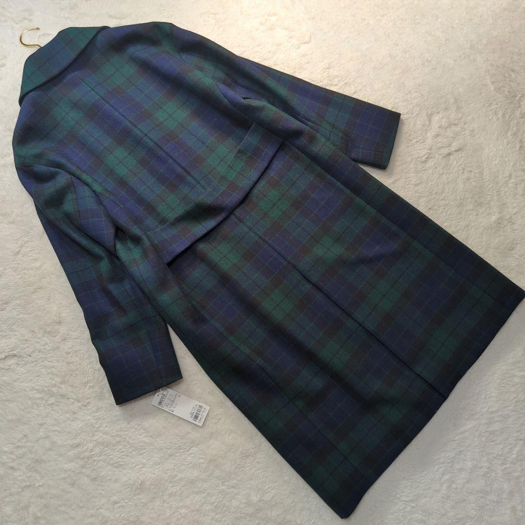 未使用✨23区 ロキャロンオブスコットランド チェック柄　チェスターコート　M