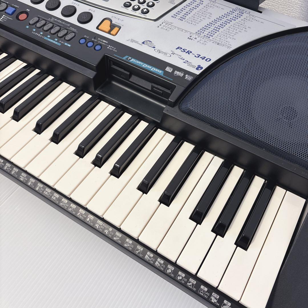 【動作確認済み】 ヤマハ PSR-340 キーボード 譜面台あり YAMAHA