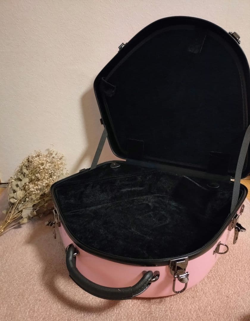 ■専用商品■美品♪MARCATO ホルンケース ストラップ付ハードケース ピンク