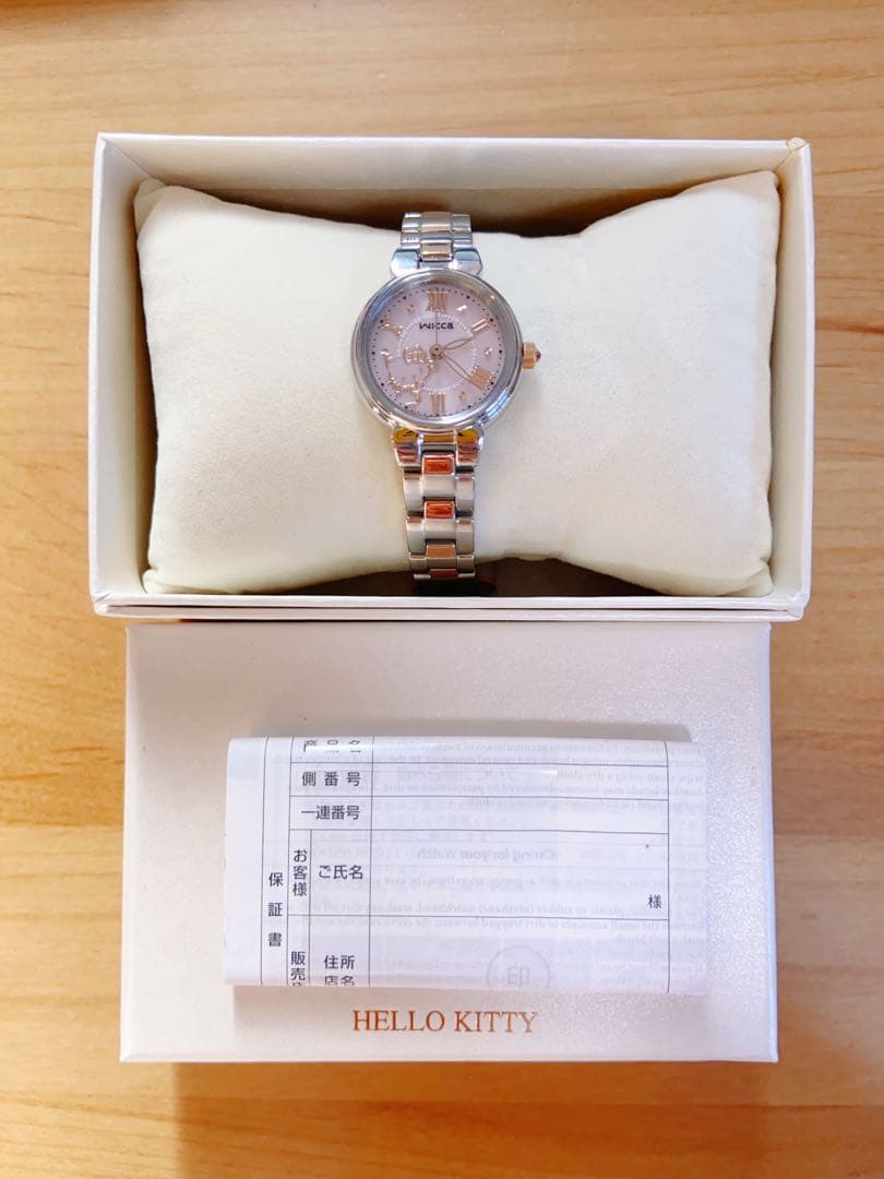 Wiccaソラーテック SL-W001 HELLO KITTY腕時計 新品未使用