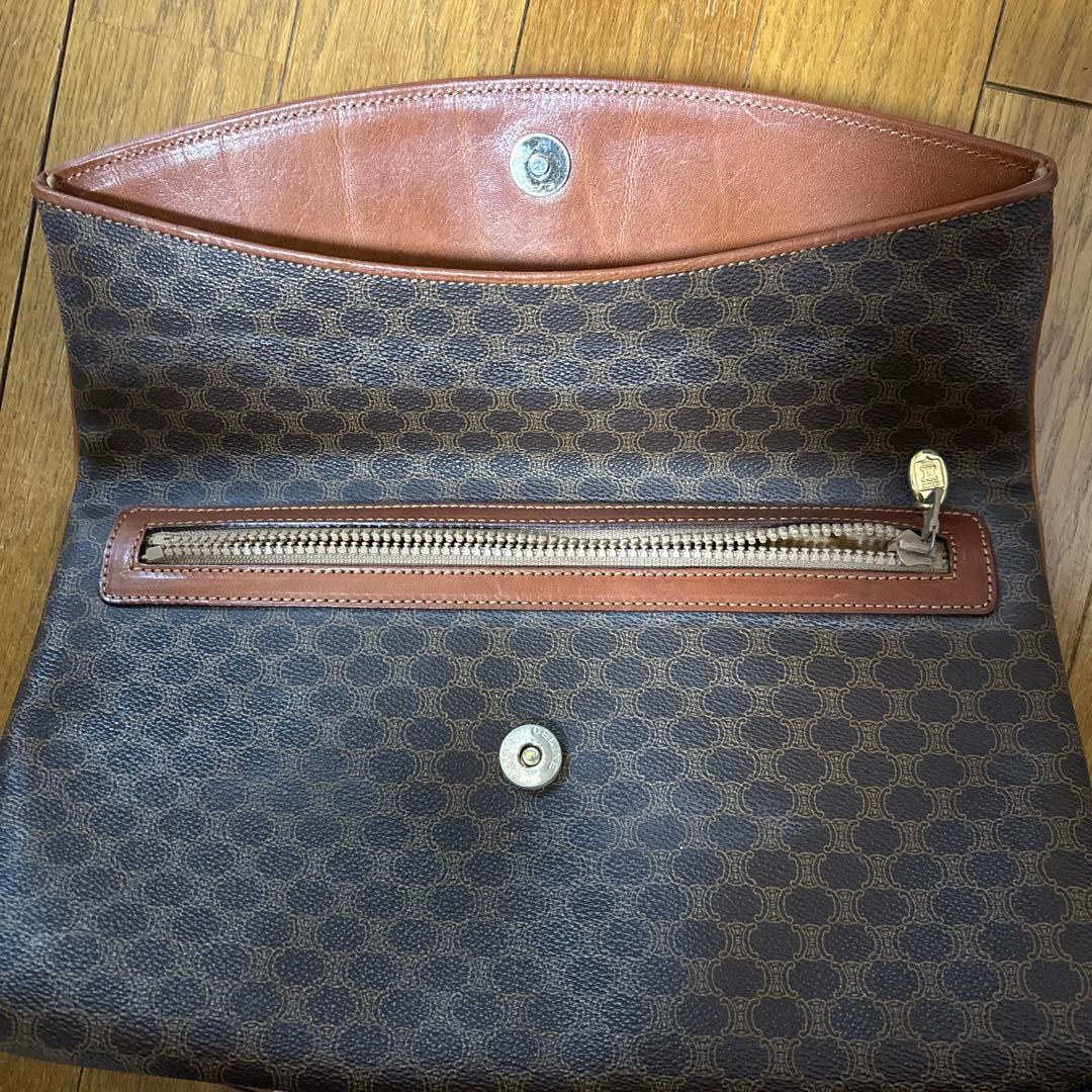 CELINE クラッチバッグ ブラウン