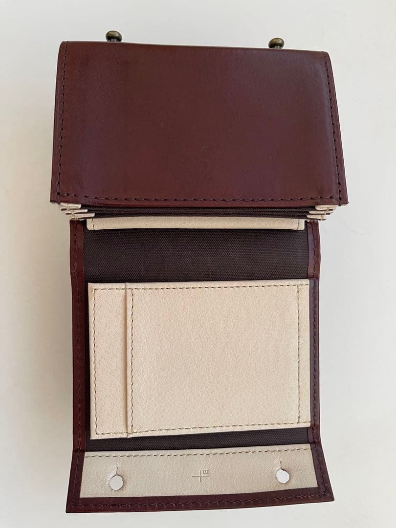 エムピウ m+ millefoglie 2P25 タバコ×ベージュ