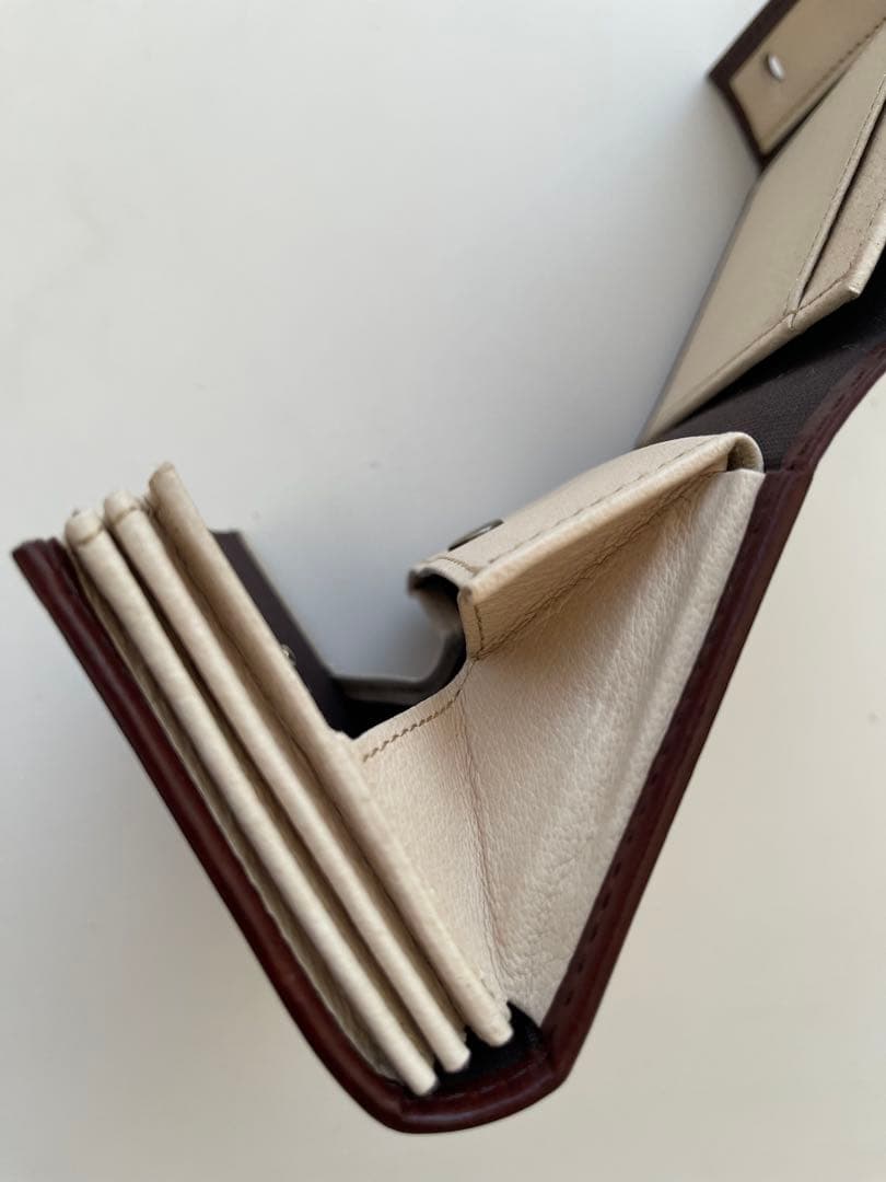 エムピウ m+ millefoglie 2P25 タバコ×ベージュ