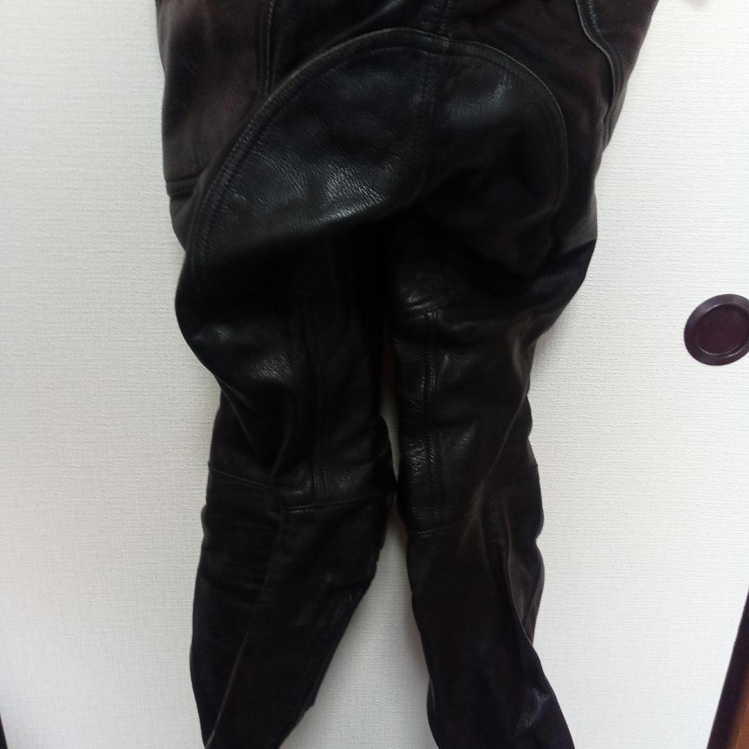 Kushitani レーシングスーツ革ツナギ 赤黒　L/LL