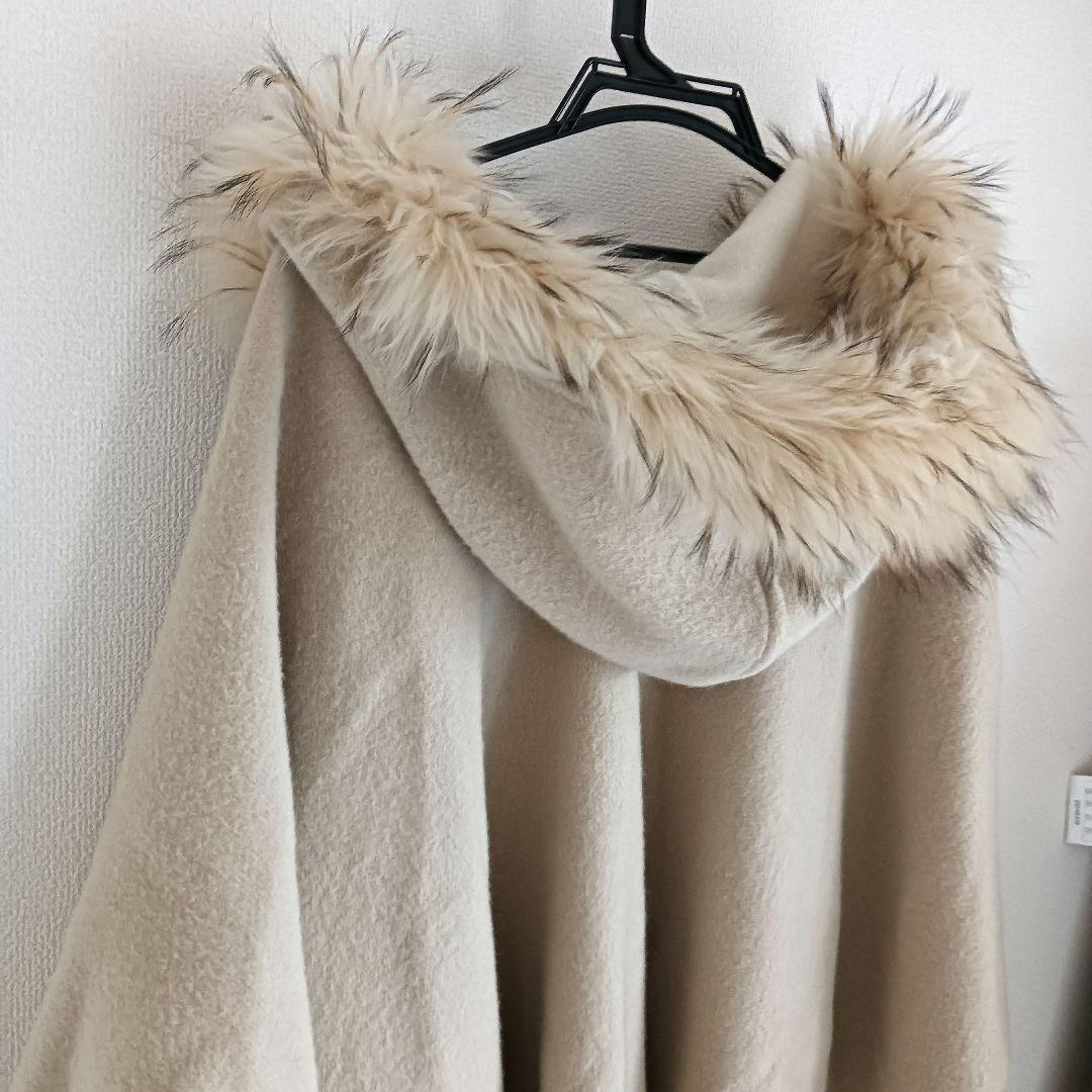 GRACE CONTINENTAL ストール　ショール　羽織　フード　ファー