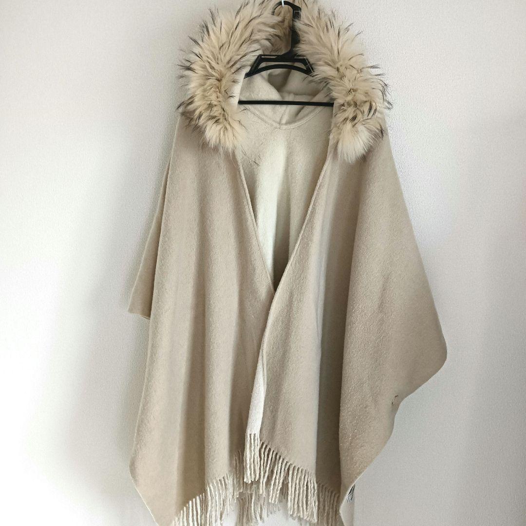 GRACE CONTINENTAL ストール　ショール　羽織　フード　ファー