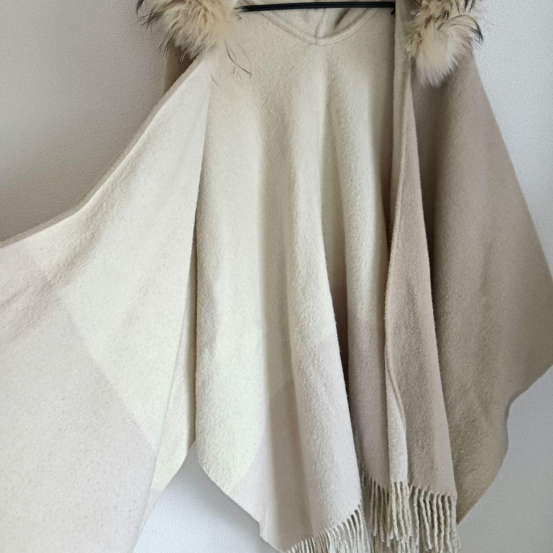 GRACE CONTINENTAL ストール　ショール　羽織　フード　ファー