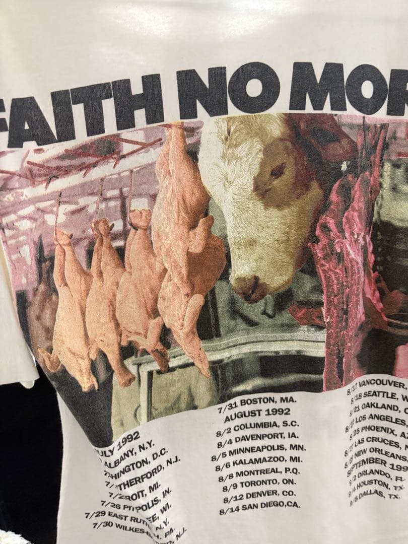 90's FAITH NO MORE フェイスノーモアー Tシャツ ホワイト