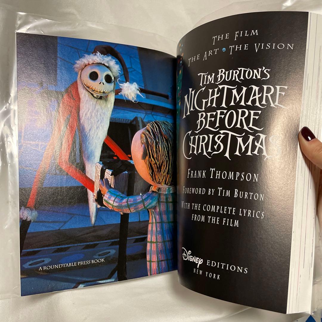 ナイトメアビフォクリスマス　設定資料集　洋書