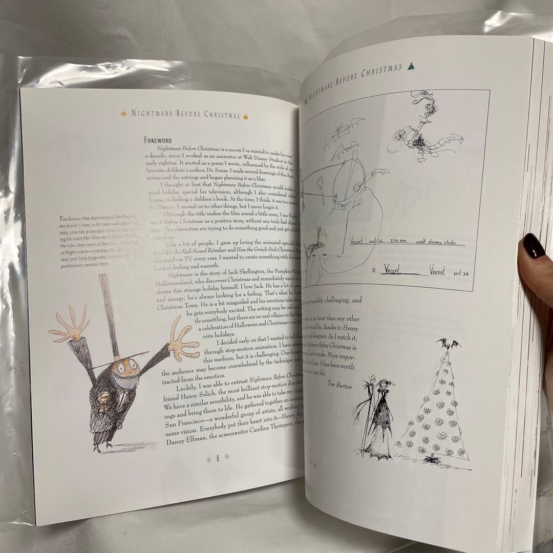 ナイトメアビフォクリスマス　設定資料集　洋書