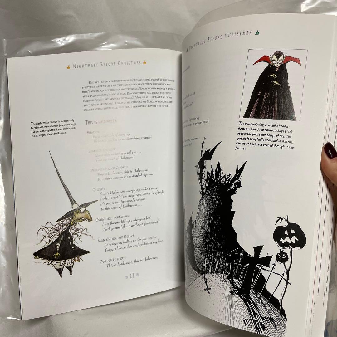 ナイトメアビフォクリスマス　設定資料集　洋書