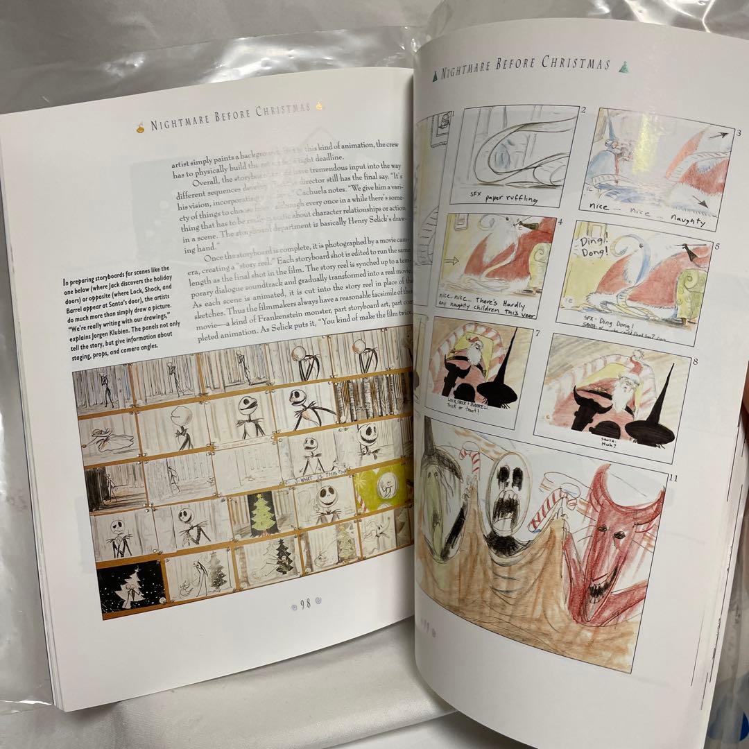 ナイトメアビフォクリスマス　設定資料集　洋書