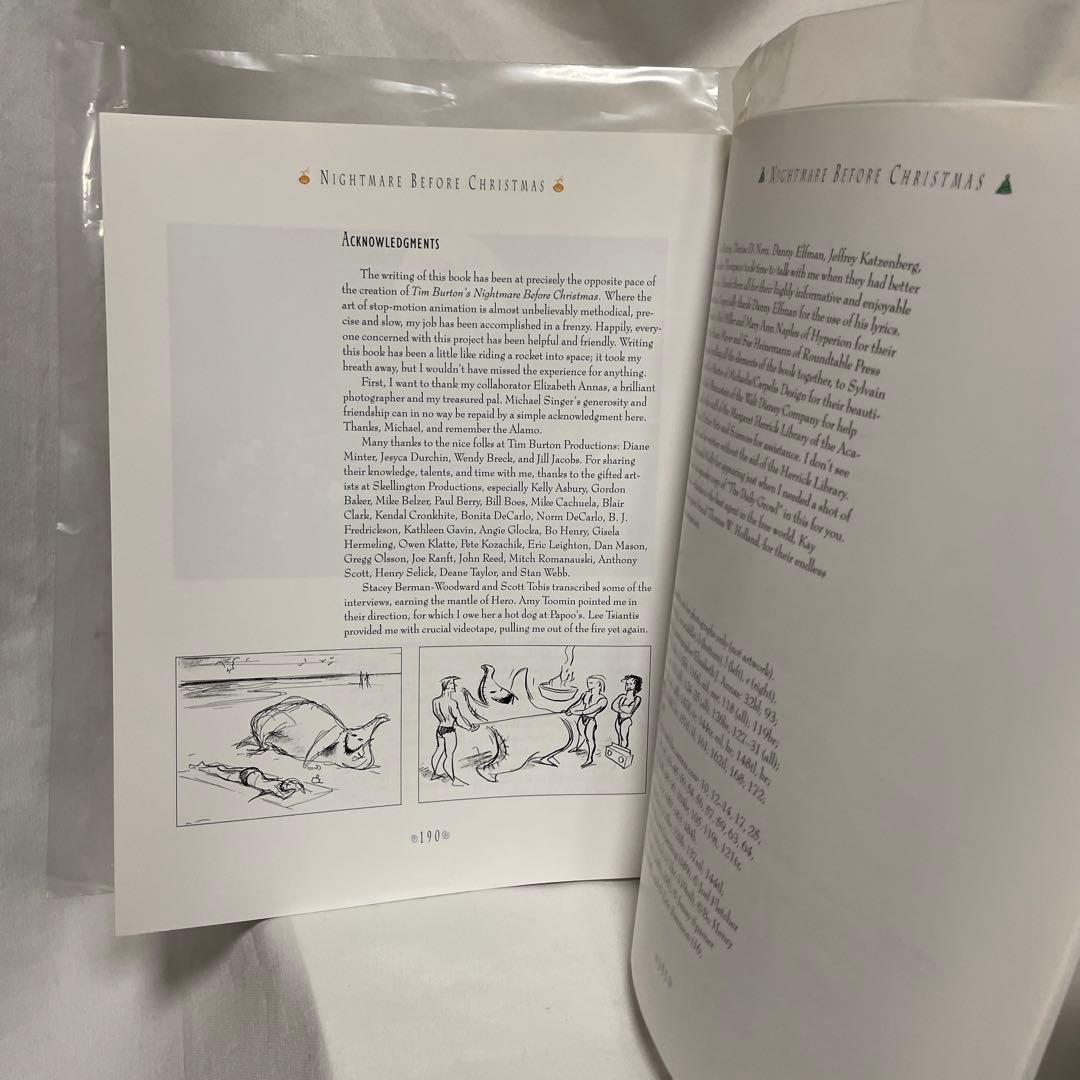 ナイトメアビフォクリスマス　設定資料集　洋書