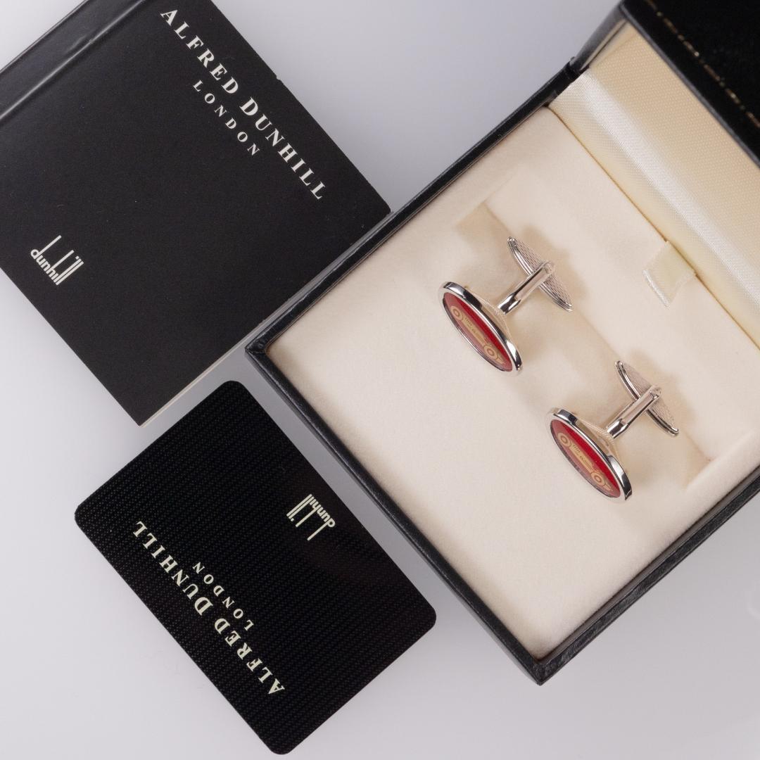 【付属品有】 Dunhill クラシックカー ミレニアム カフスボタン ダンヒル