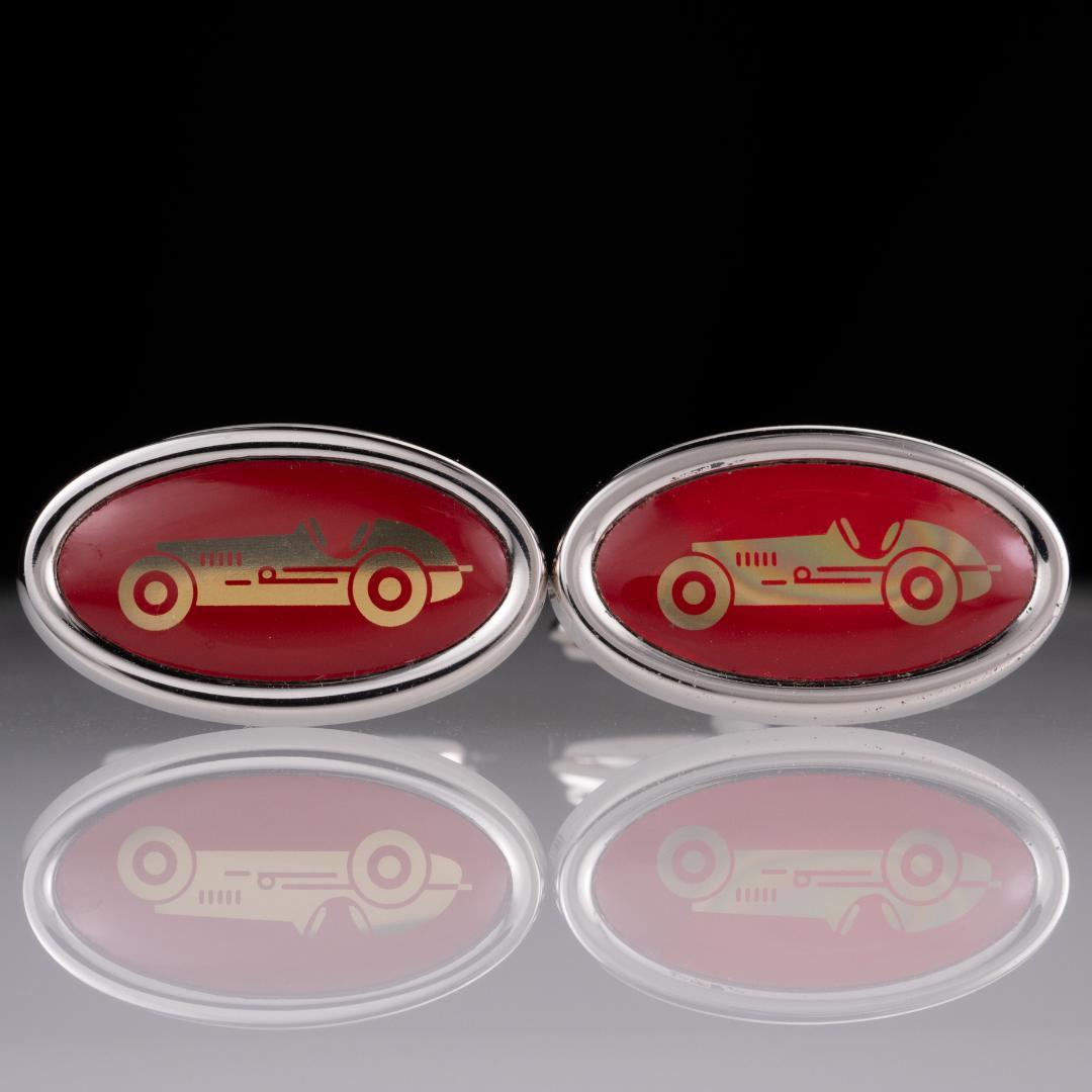 【付属品有】 Dunhill クラシックカー ミレニアム カフスボタン ダンヒル