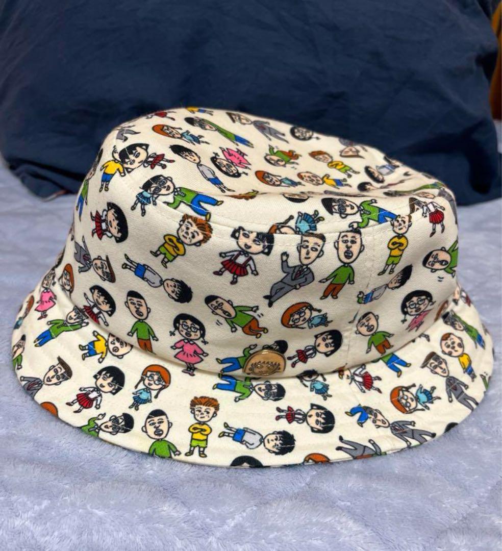 【限定品】ちびまる子ちゃん×CA4LA カシラ 総柄バケットハット