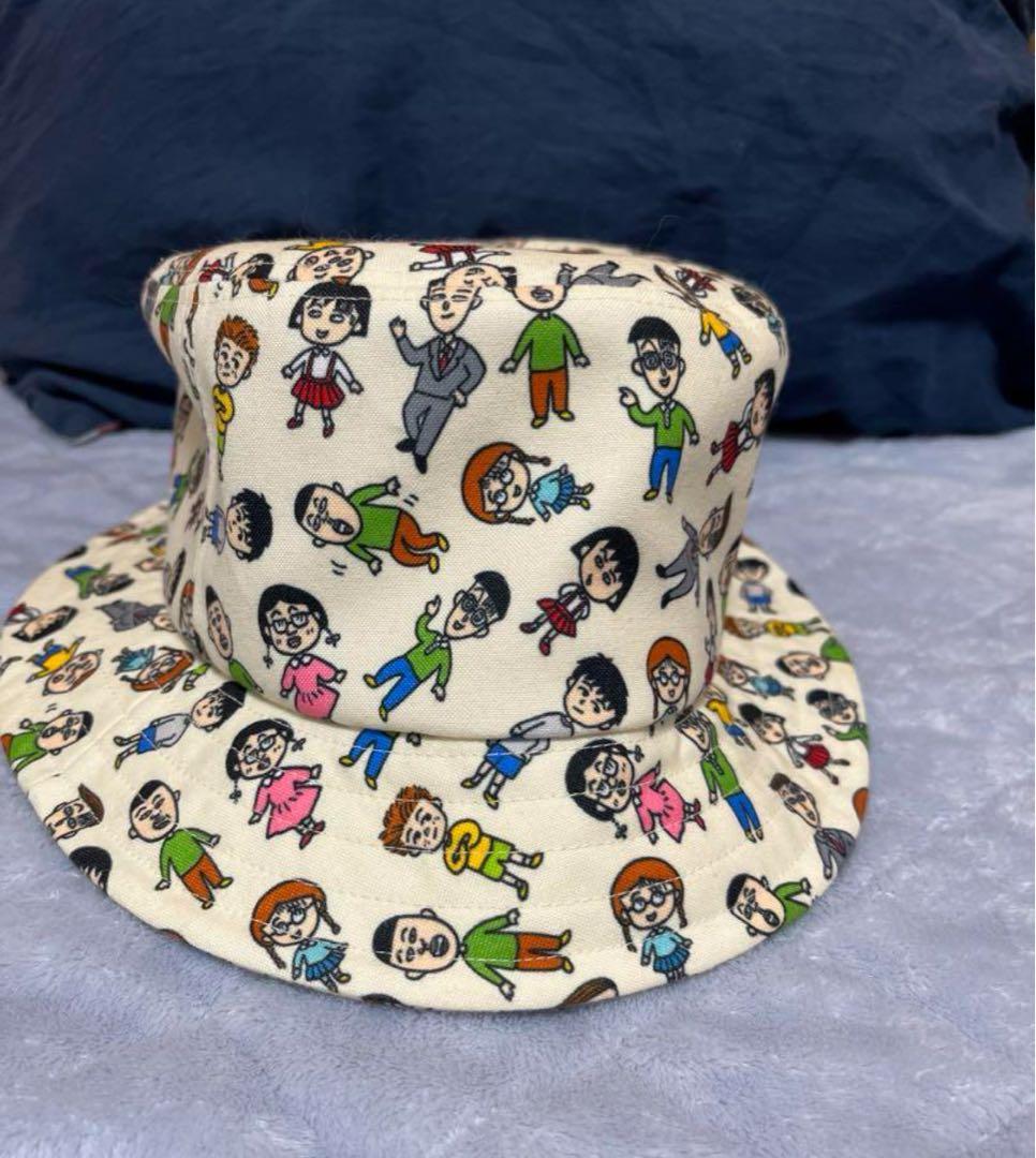 【限定品】ちびまる子ちゃん×CA4LA カシラ 総柄バケットハット