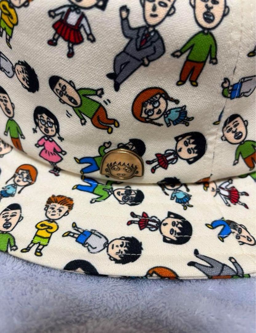 【限定品】ちびまる子ちゃん×CA4LA カシラ 総柄バケットハット