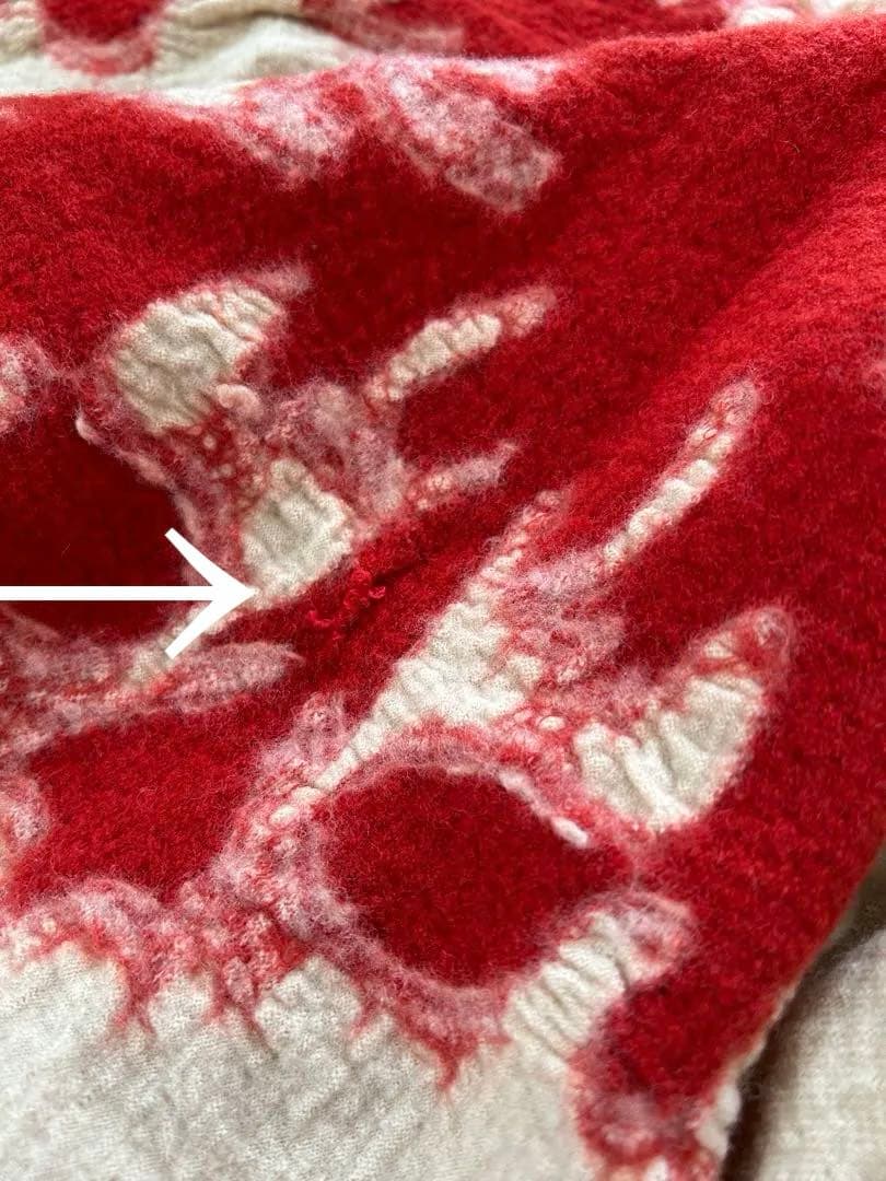 kapital 圧縮ウールマフラー　ストール　ダマスク　ハワイアンキルト