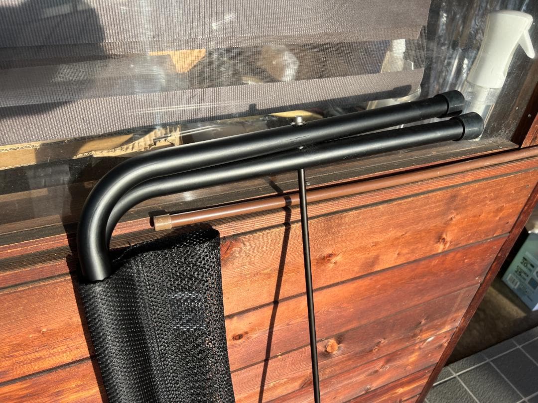 スノーピーク　ブラック 折りたたみ式アウトドアベンチ