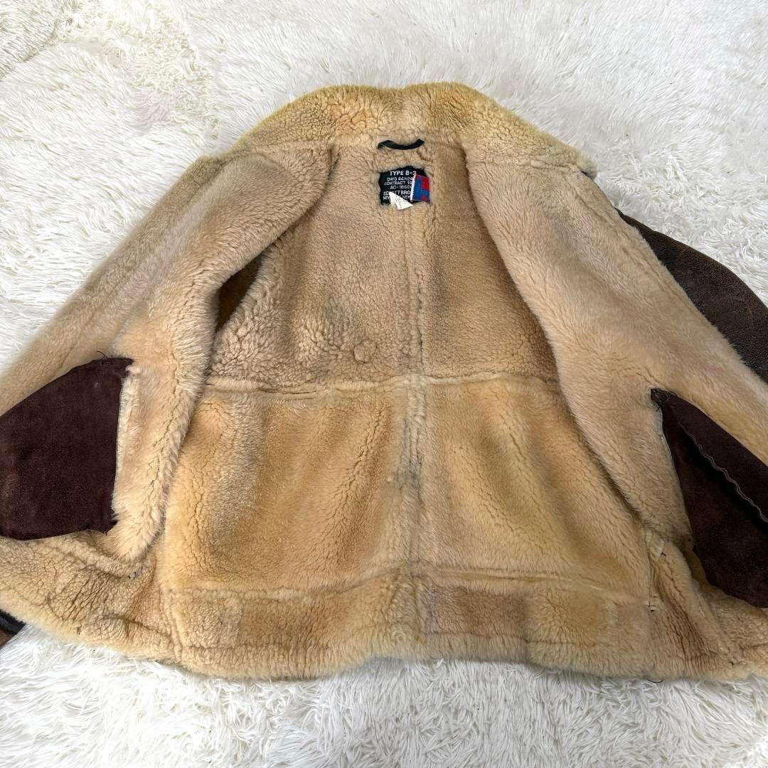 のりお様✨schott ショット B-3 ムートン フライトジャケット 42