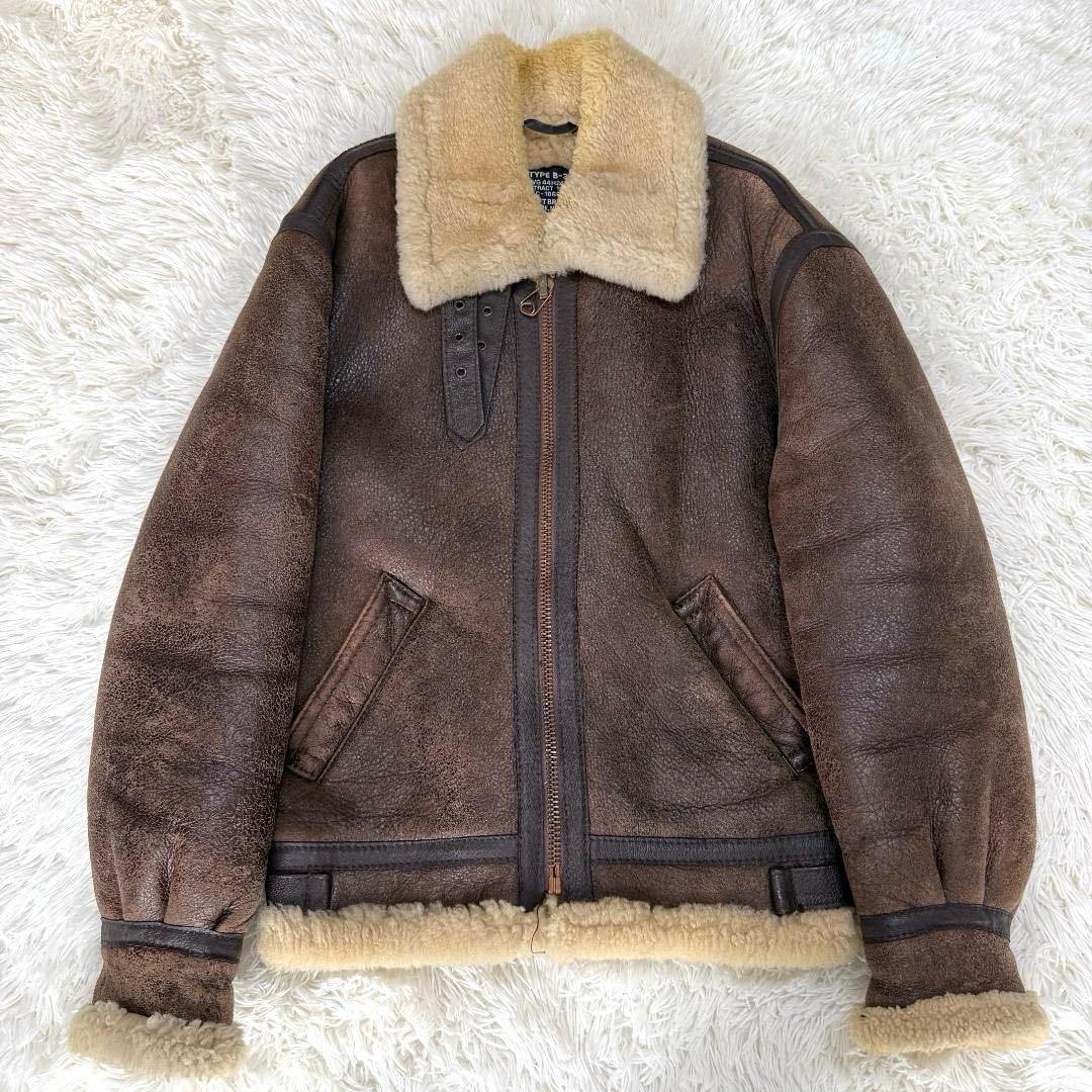 のりお様✨schott ショット B-3 ムートン フライトジャケット 42