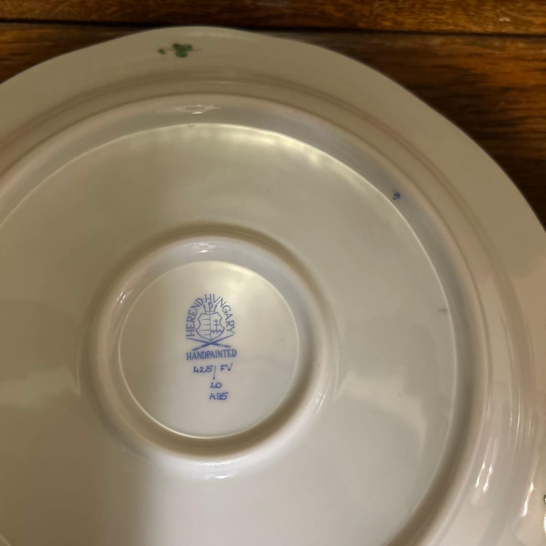 わ*こ様 ヘレンド　インドの華　ケーキプレート取手付き