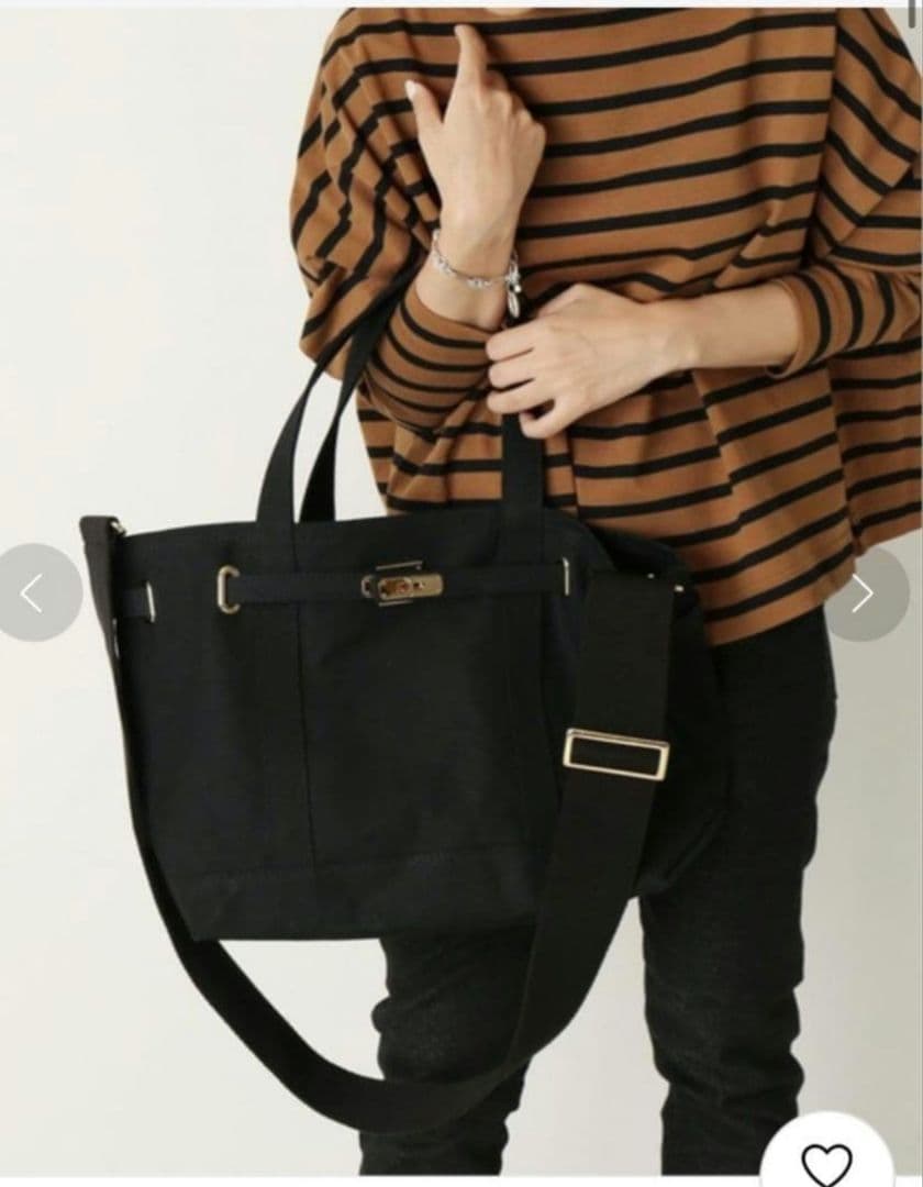 シータパランティカ　キャンバストートバッグ×ショルダーバッグ　2WAY　大容量