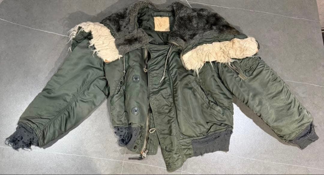 70's N2B オリーブグリーン フライトジャケット ヴィンテージ