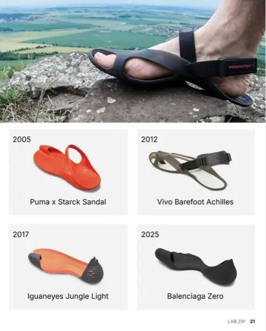 バレンシアガ　元ネタ　【iguaneye】サンダル　kikokostadinov