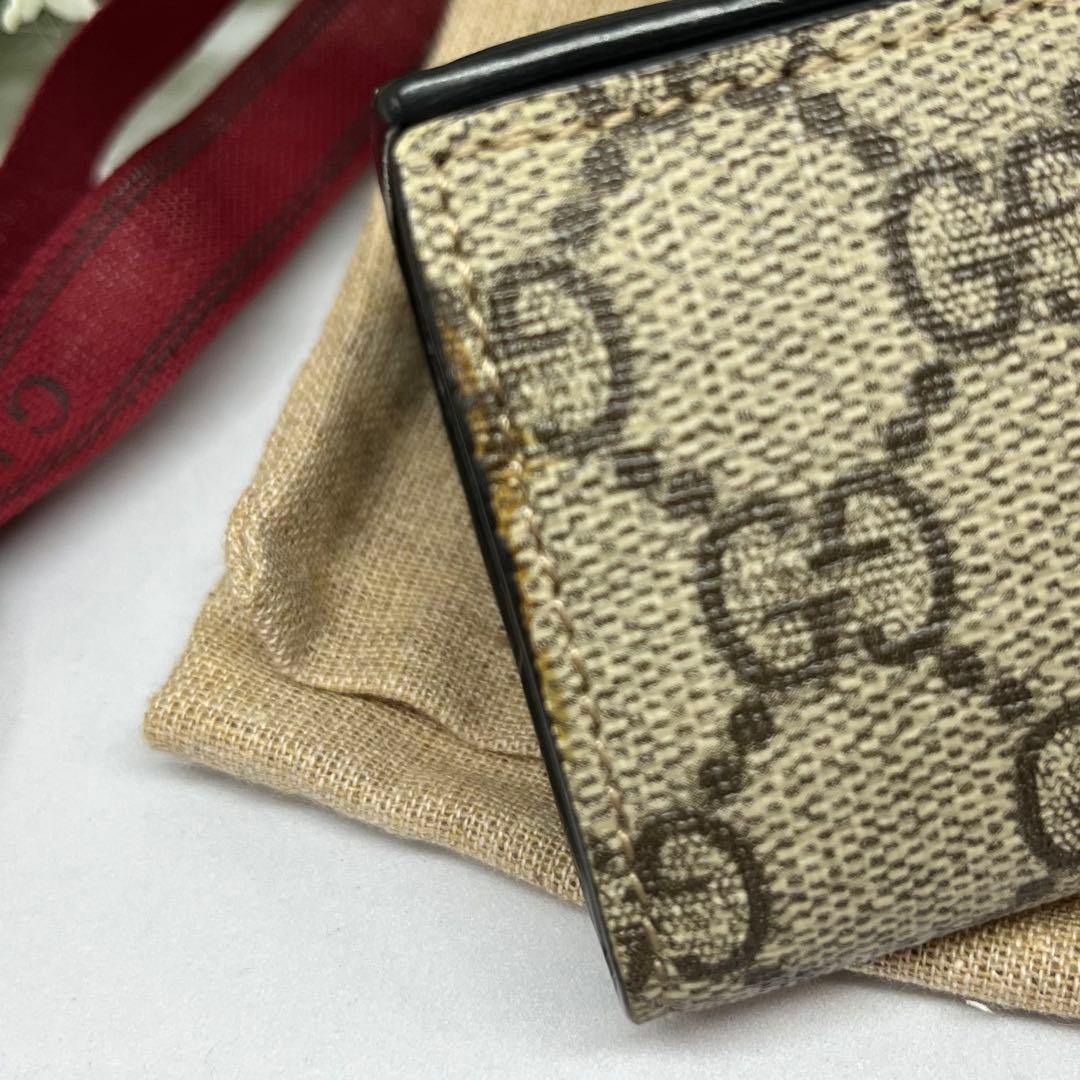 美品 GUCCI GGマーモント レザー 6連 キーケース 付属品あり