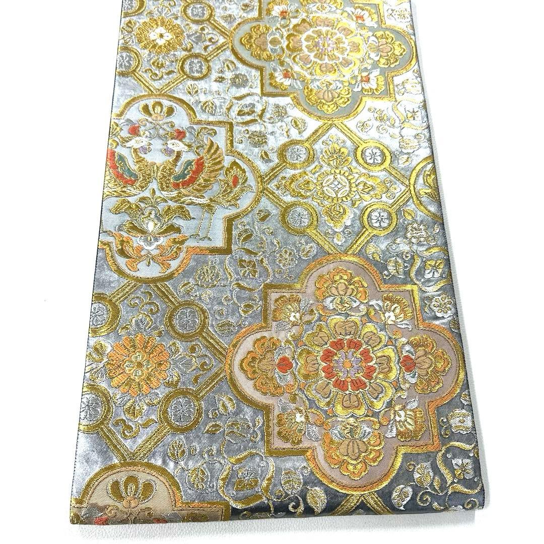 専用帯5132 ●となみ織物謹製 となみ帯 加賀百万石の世界 高級 正絹六通袋帯