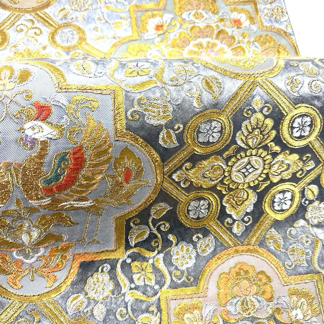 専用帯5132 ●となみ織物謹製 となみ帯 加賀百万石の世界 高級 正絹六通袋帯