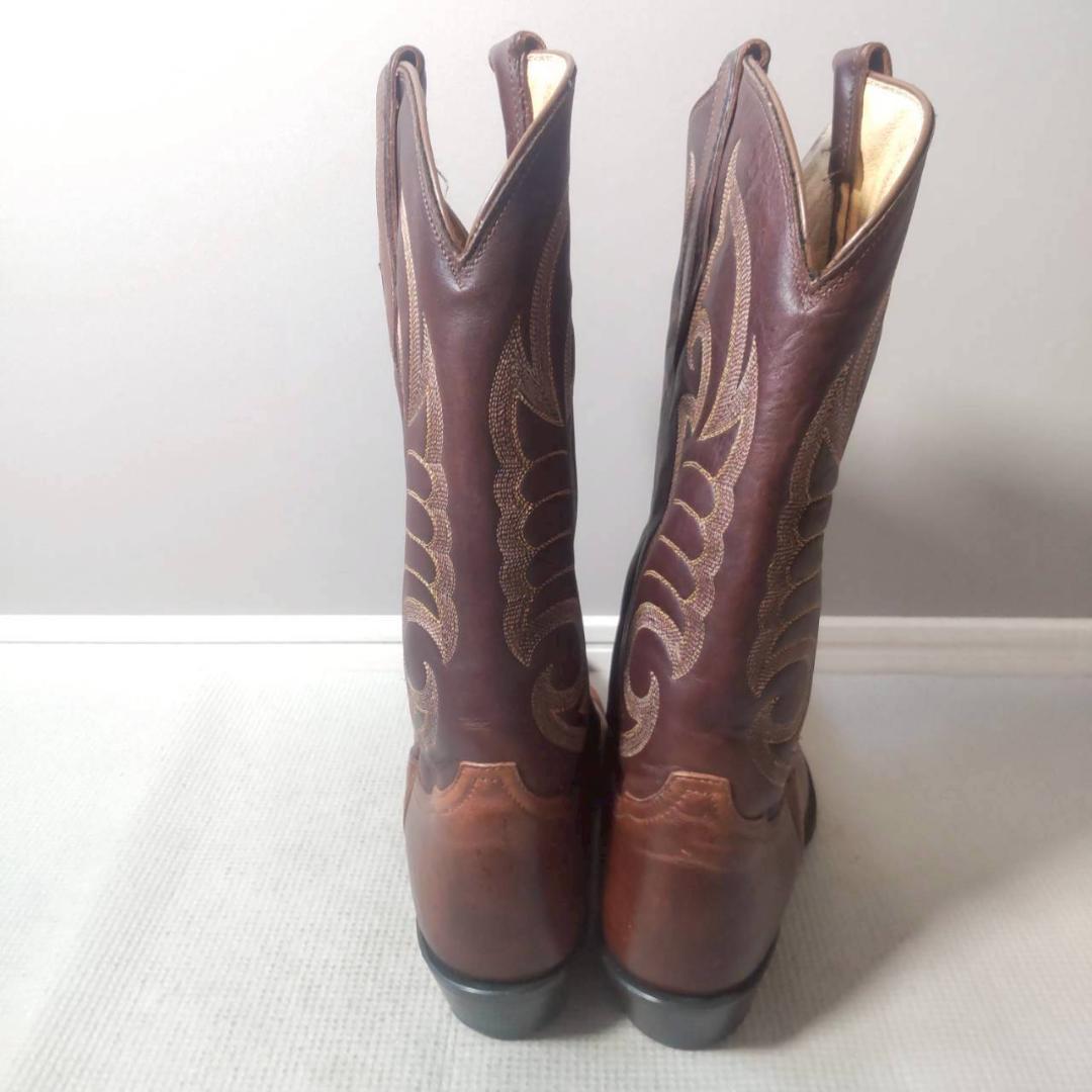 Tony Lama ウエスタンブーツ ブラウン キャメル レザー 9サイズ