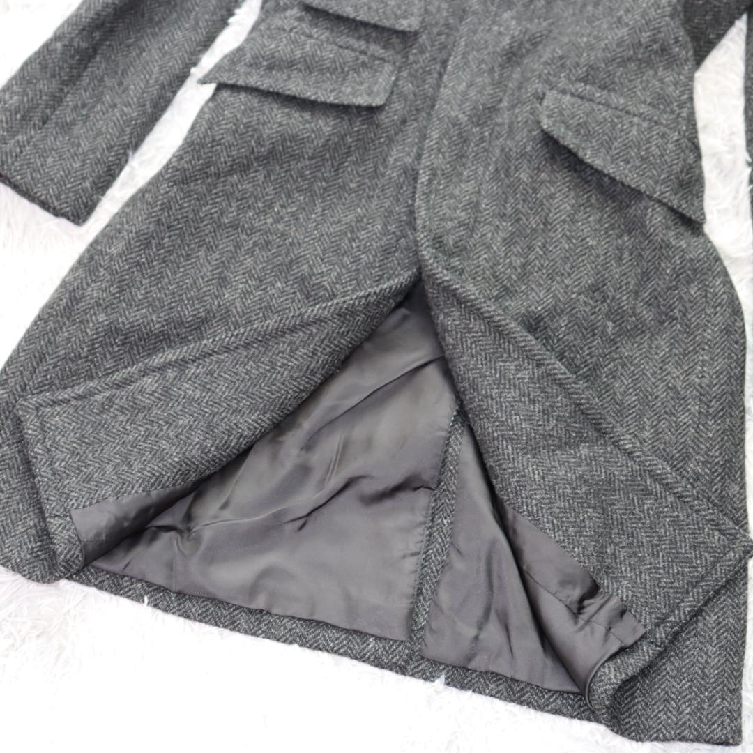 美品ポロラルフローレンラグビー✨ロングウールコート✨ヘリンボーン　コーデュロイ