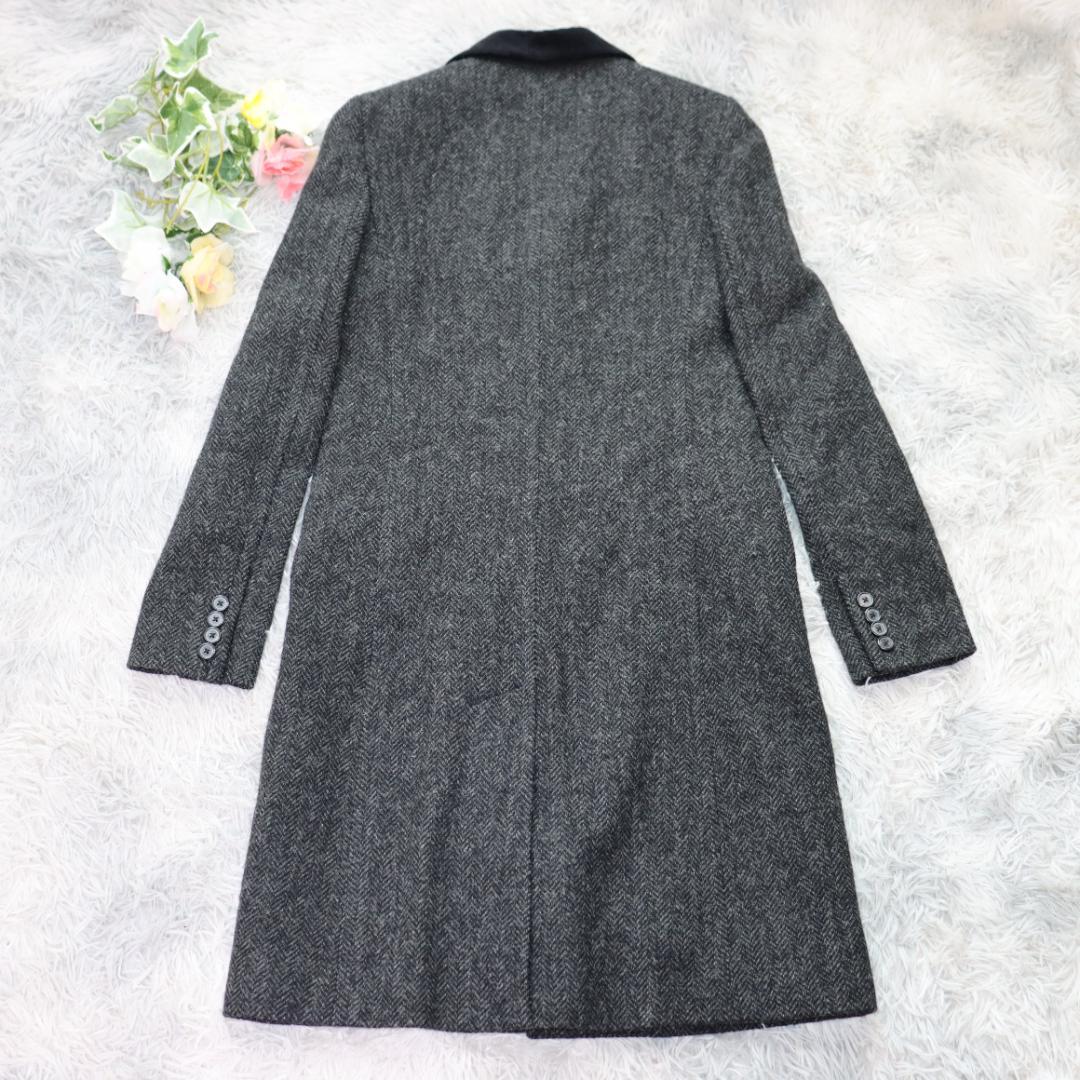 美品ポロラルフローレンラグビー✨ロングウールコート✨ヘリンボーン　コーデュロイ