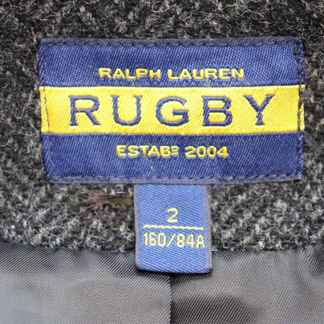 美品ポロラルフローレンラグビー✨ロングウールコート✨ヘリンボーン　コーデュロイ