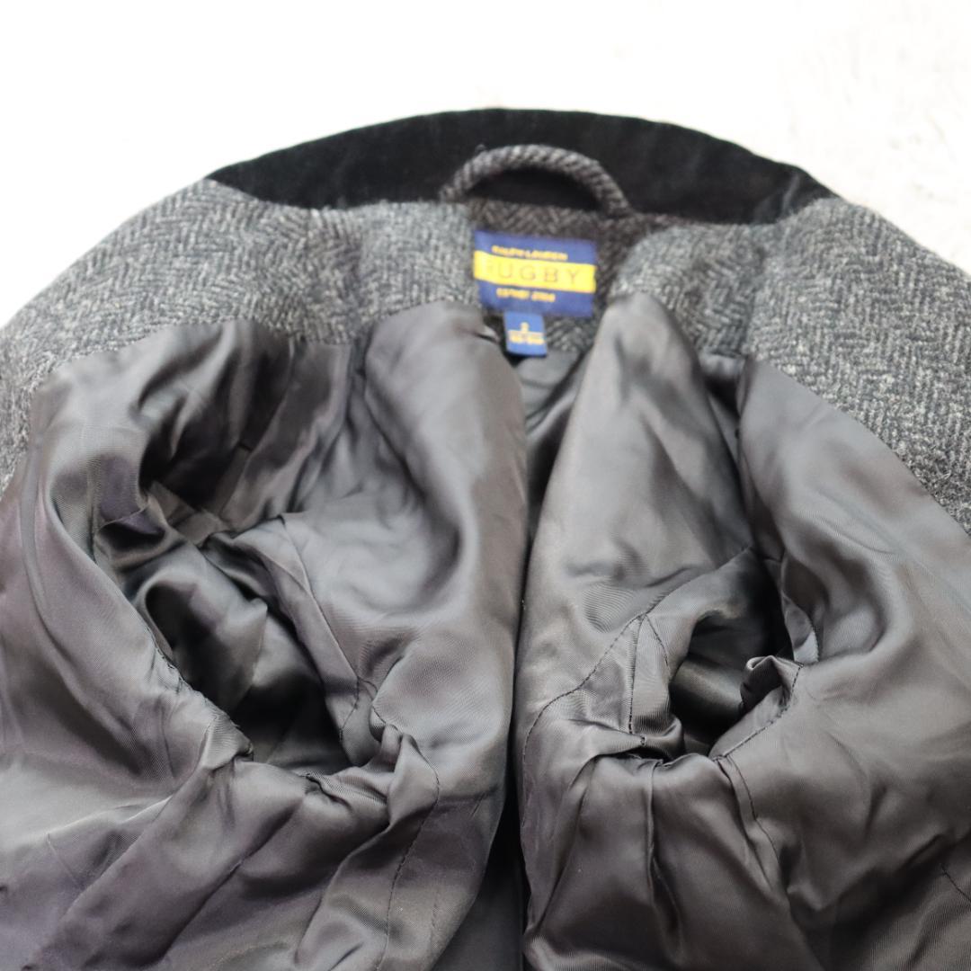 美品ポロラルフローレンラグビー✨ロングウールコート✨ヘリンボーン　コーデュロイ