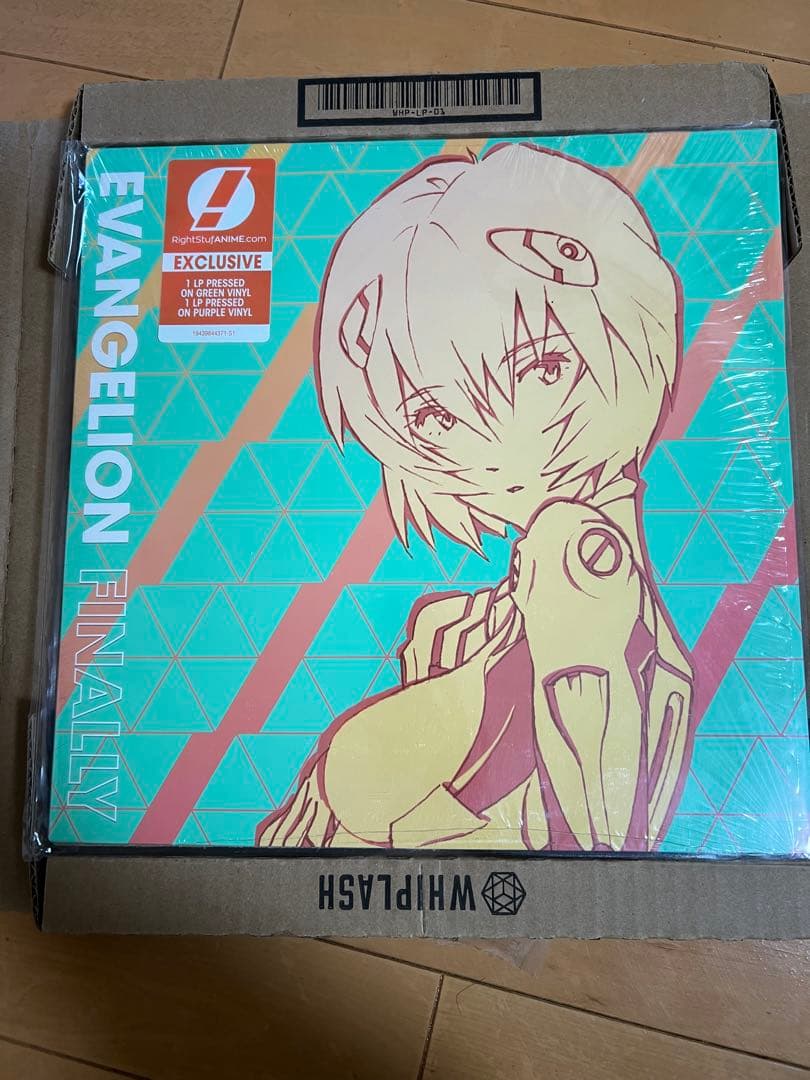 エヴァ　レコード　初号機カラー　海外限定盤